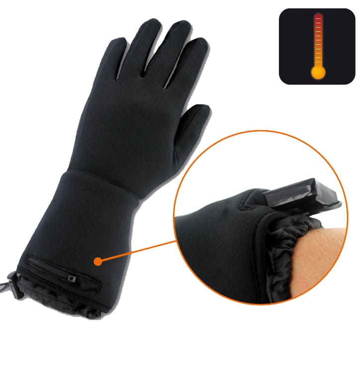 Sous-gants chauffants avec batteries au lithium - Conforteck